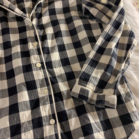 LOFT PLAID SLEEPWEAR SHIRT - Picture 3 of 6